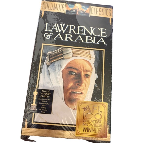 Lawrence of Arabia 2 VHS Set New Sealed Columbia Classics Color 1993 Sealed - Picture 1 of 4